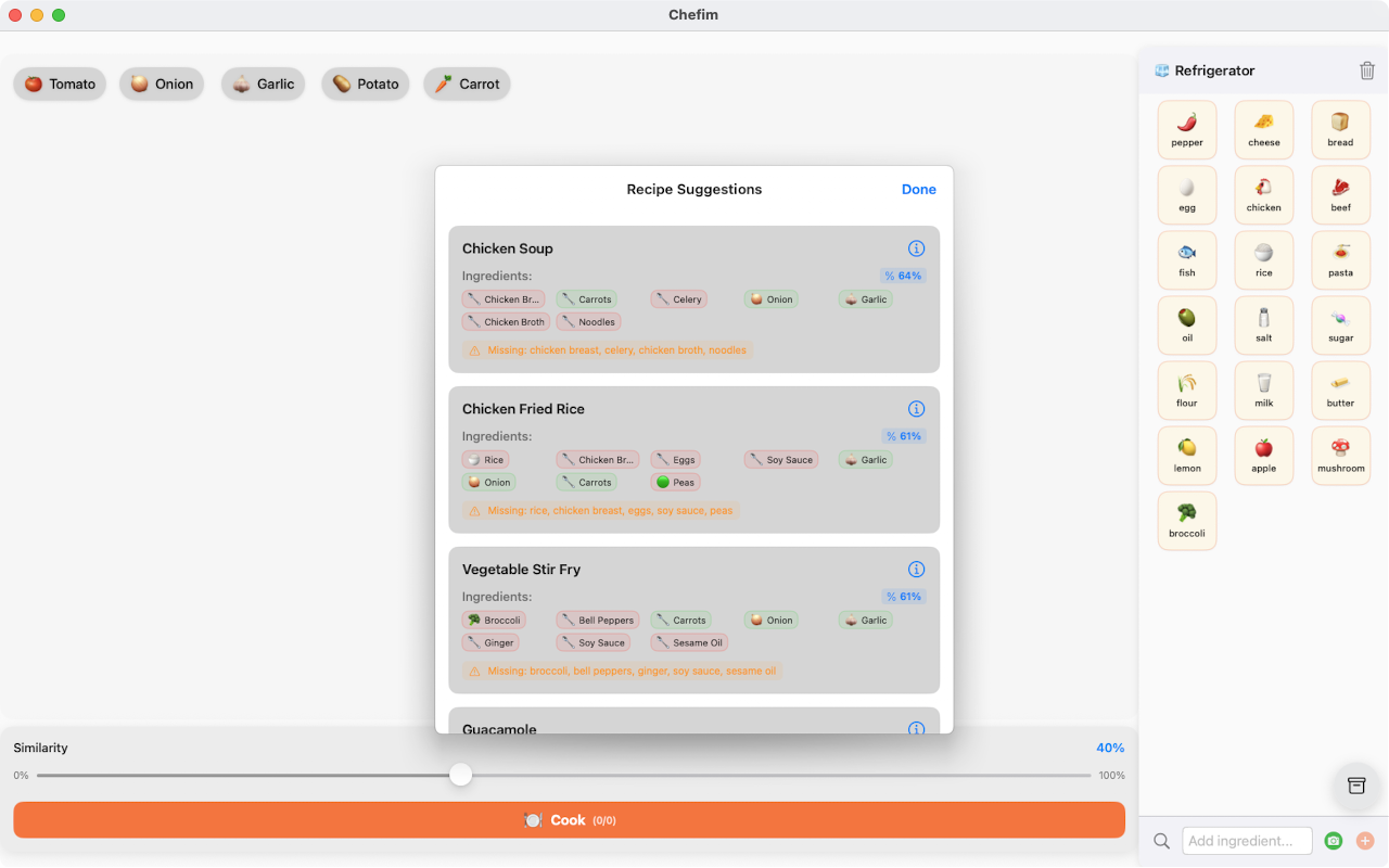 Chefim screenshot 9 - Chefim app screenshot showing interface feature 9 Chefim app screenshot showing interface feature 9