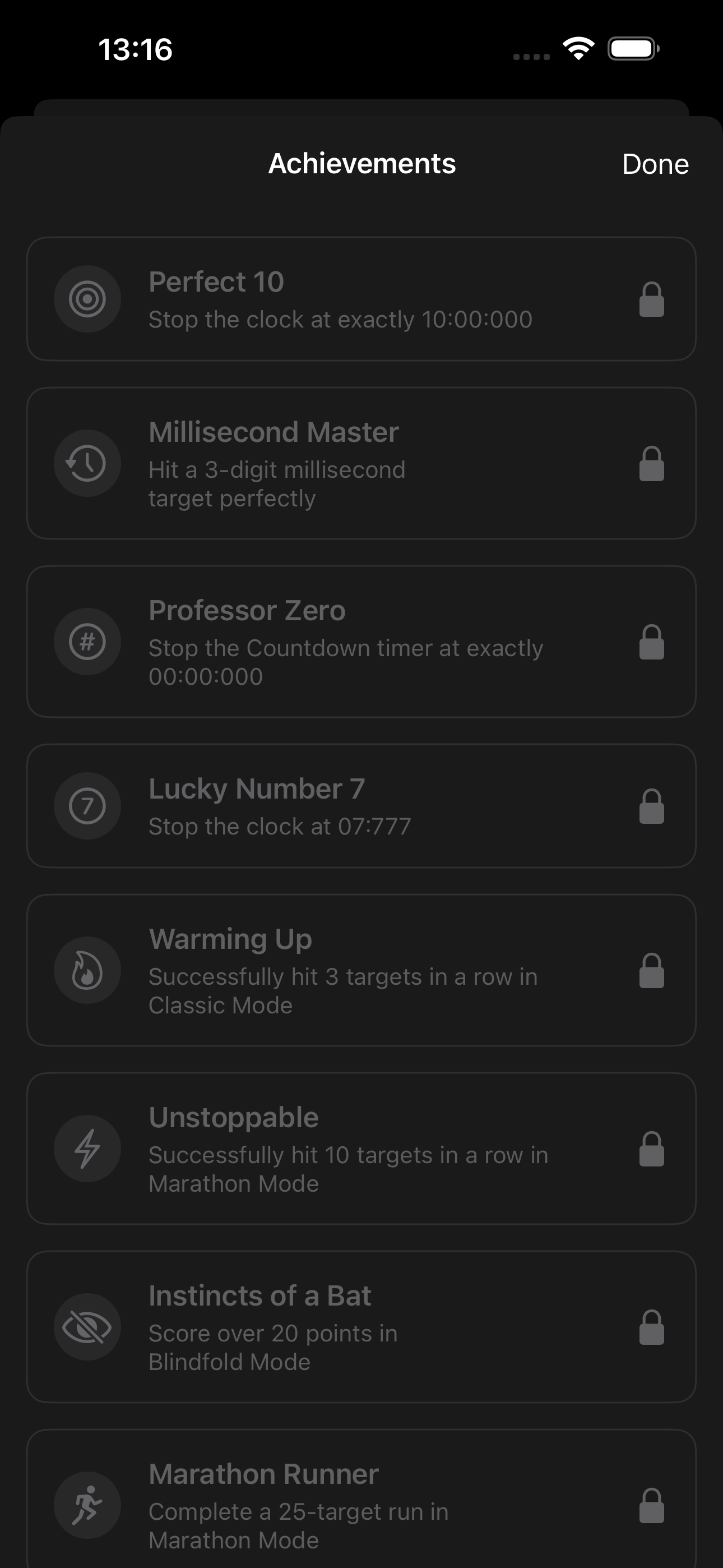 Chrono Tap screenshot 3 - Chrono Tap app screenshot showing interface feature 3 Chrono Tap app screenshot showing interface feature 3