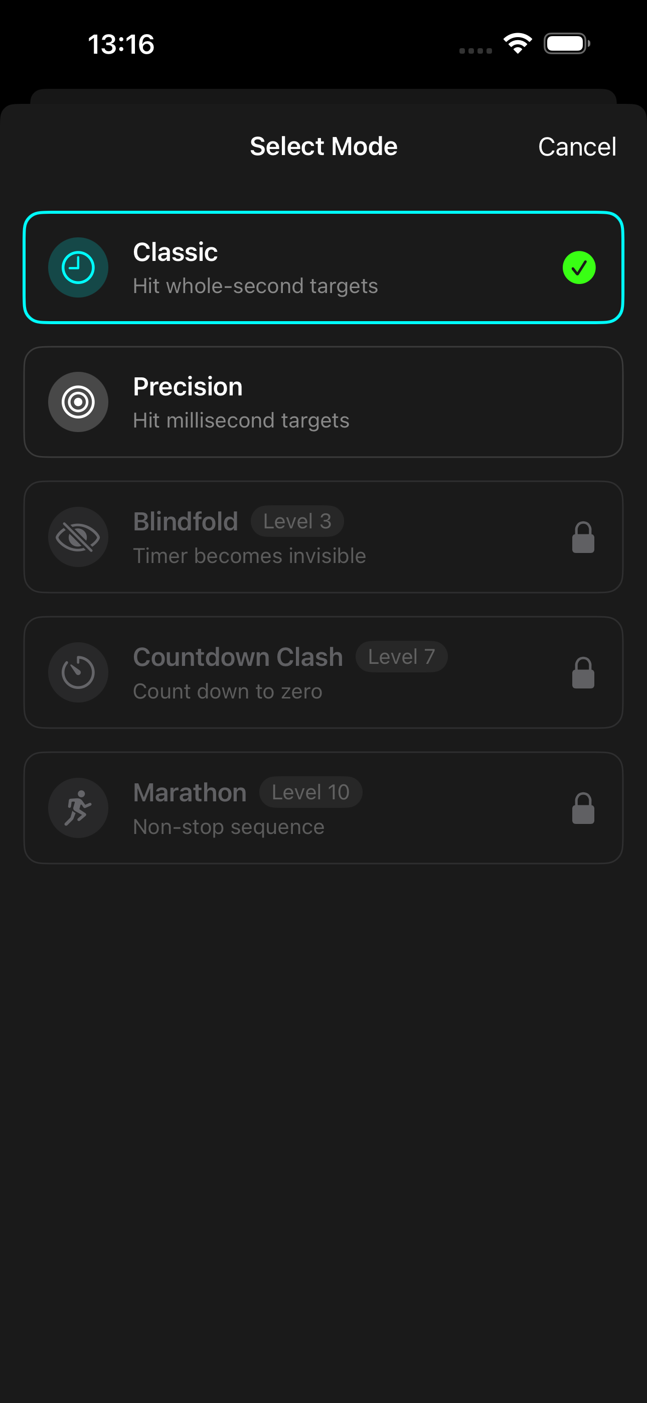Chrono Tap screenshot 4 - Chrono Tap app screenshot showing interface feature 4 Chrono Tap app screenshot showing interface feature 4