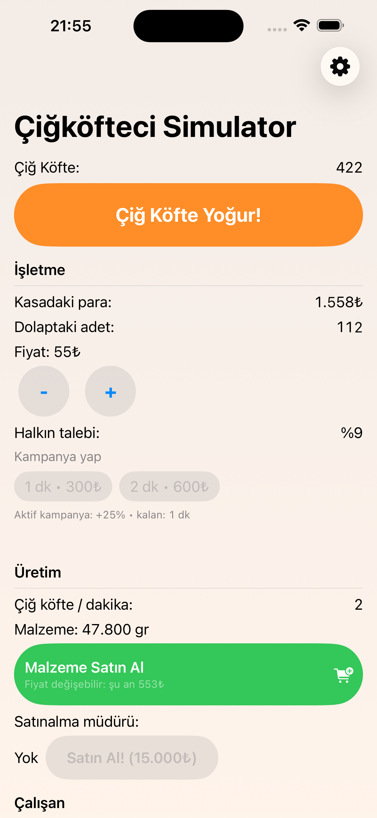 Cigkofteci Simulator screenshot 2 - Cigkofteci Simulator app screenshot showing interface feature 2 Cigkofteci Simulator app screenshot showing interface feature 2