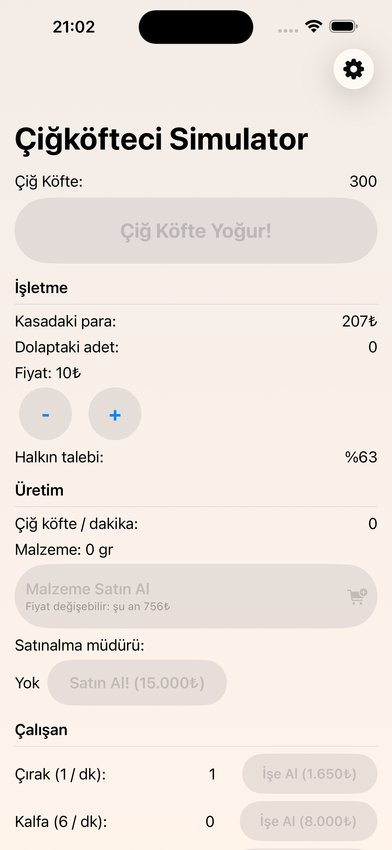 Cigkofteci Simulator screenshot 4 - Cigkofteci Simulator app screenshot showing interface feature 4 Cigkofteci Simulator app screenshot showing interface feature 4