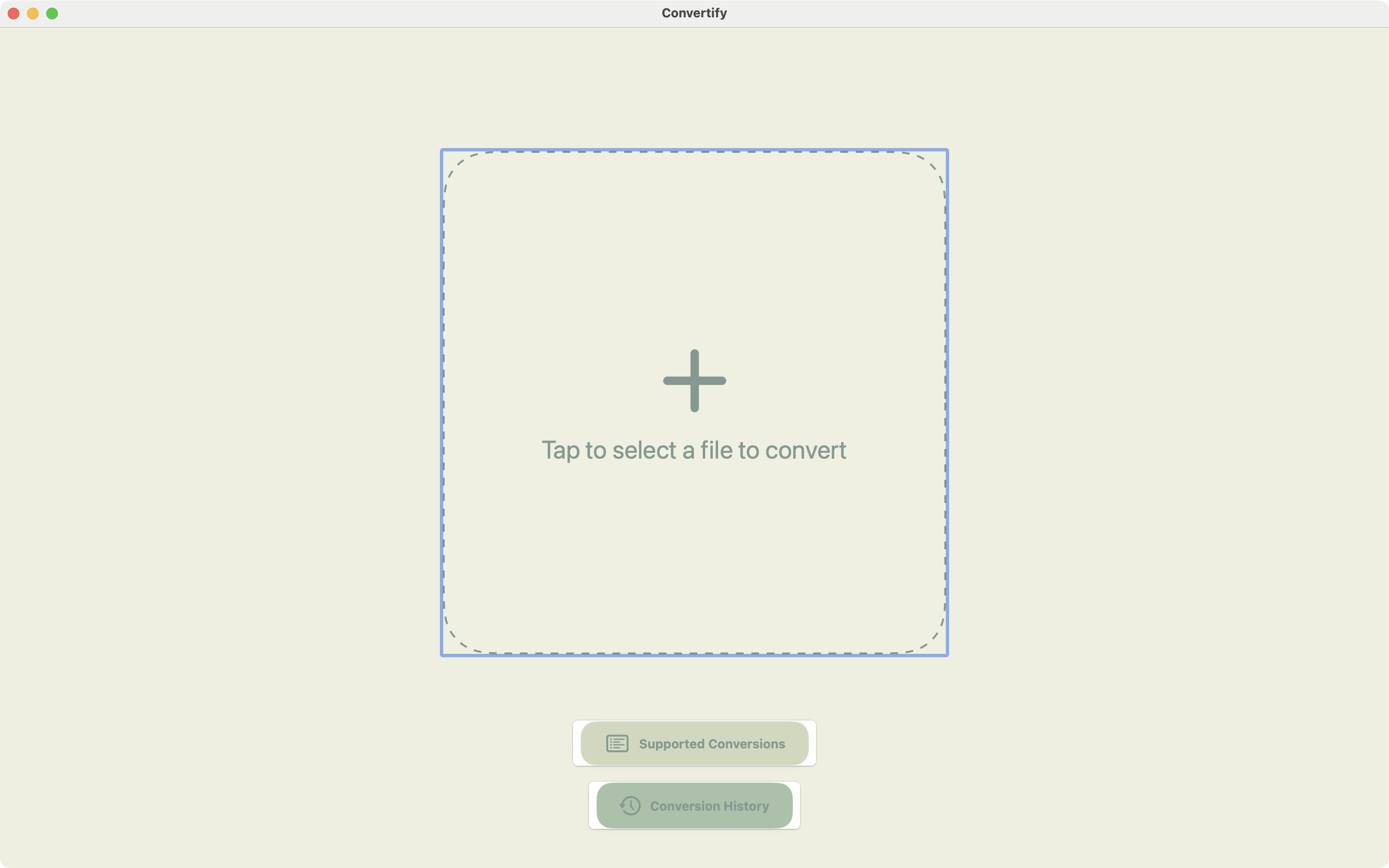 Convertify app screenshot showing interface feature 2