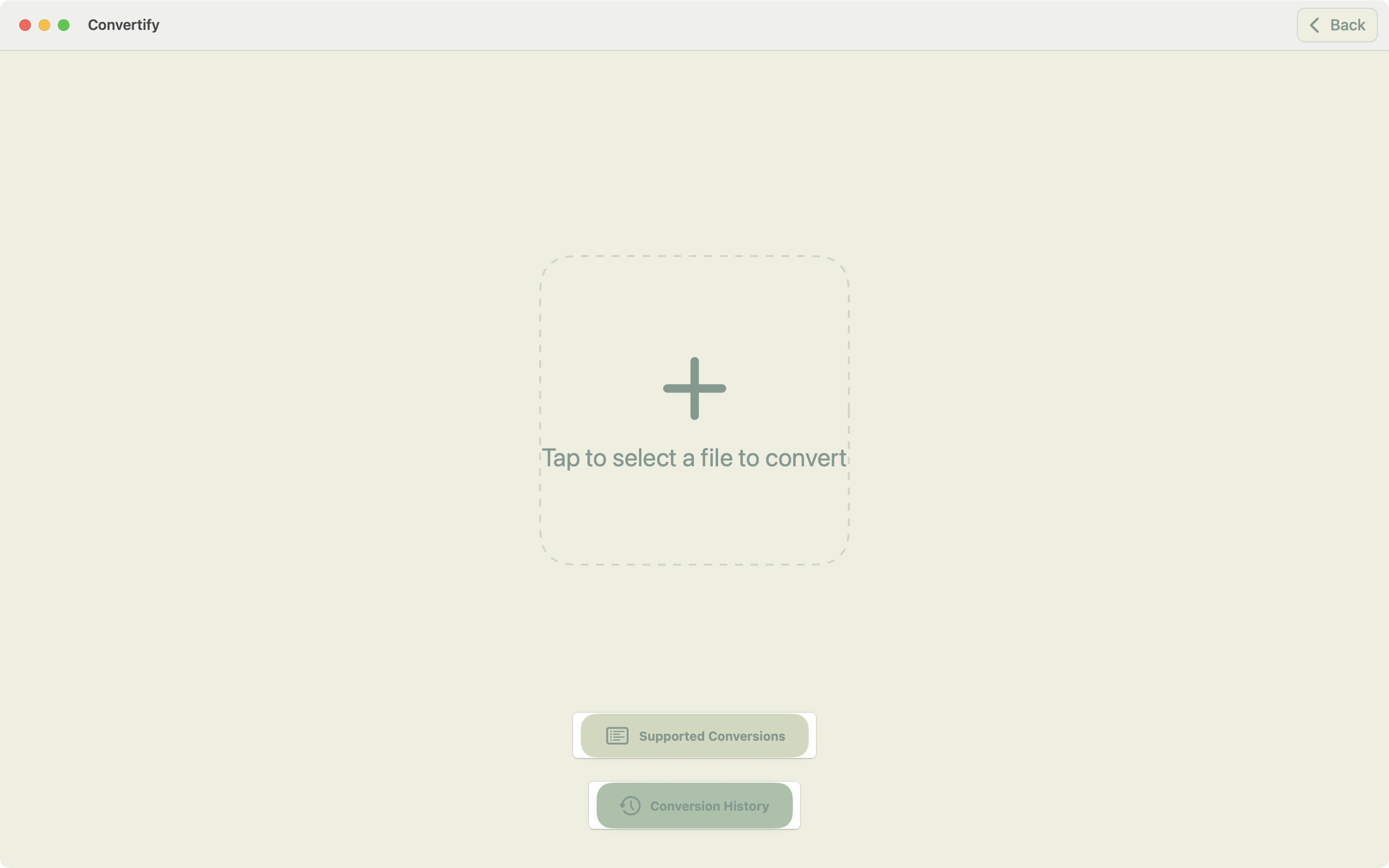 Convertify app screenshot showing interface feature 5