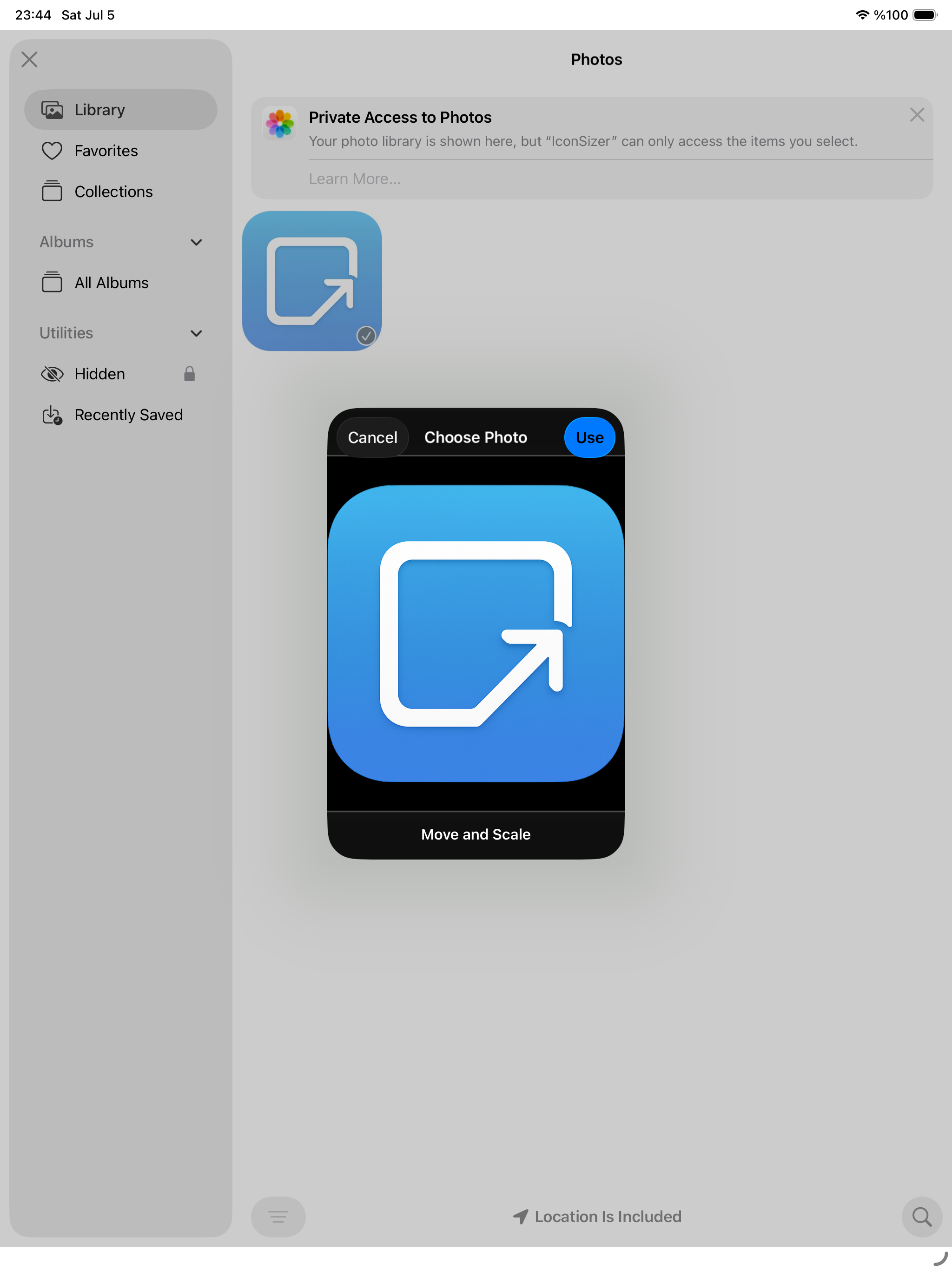 IconSizer screenshot 4 - IconSizer app screenshot showing interface feature 4 IconSizer app screenshot showing interface feature 4