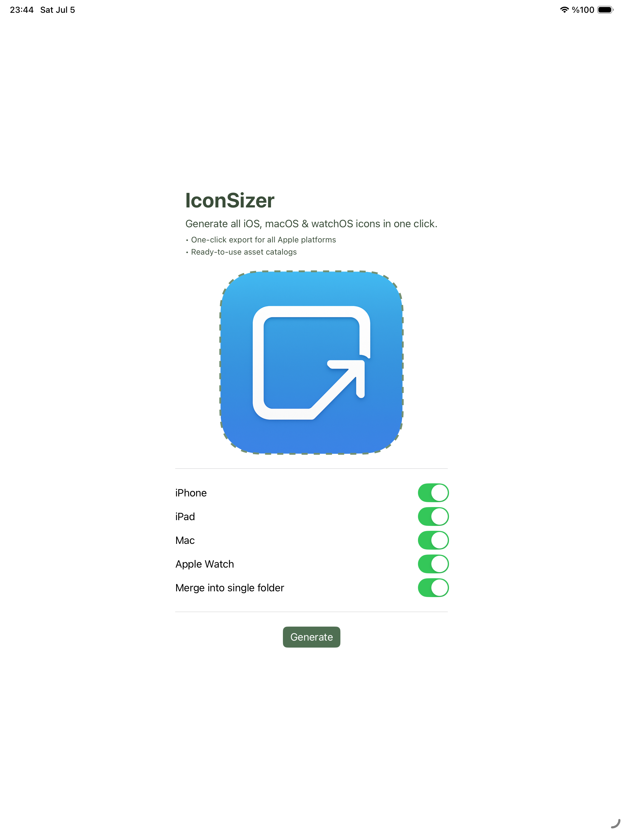 IconSizer screenshot 5 - IconSizer app screenshot showing interface feature 5 IconSizer app screenshot showing interface feature 5