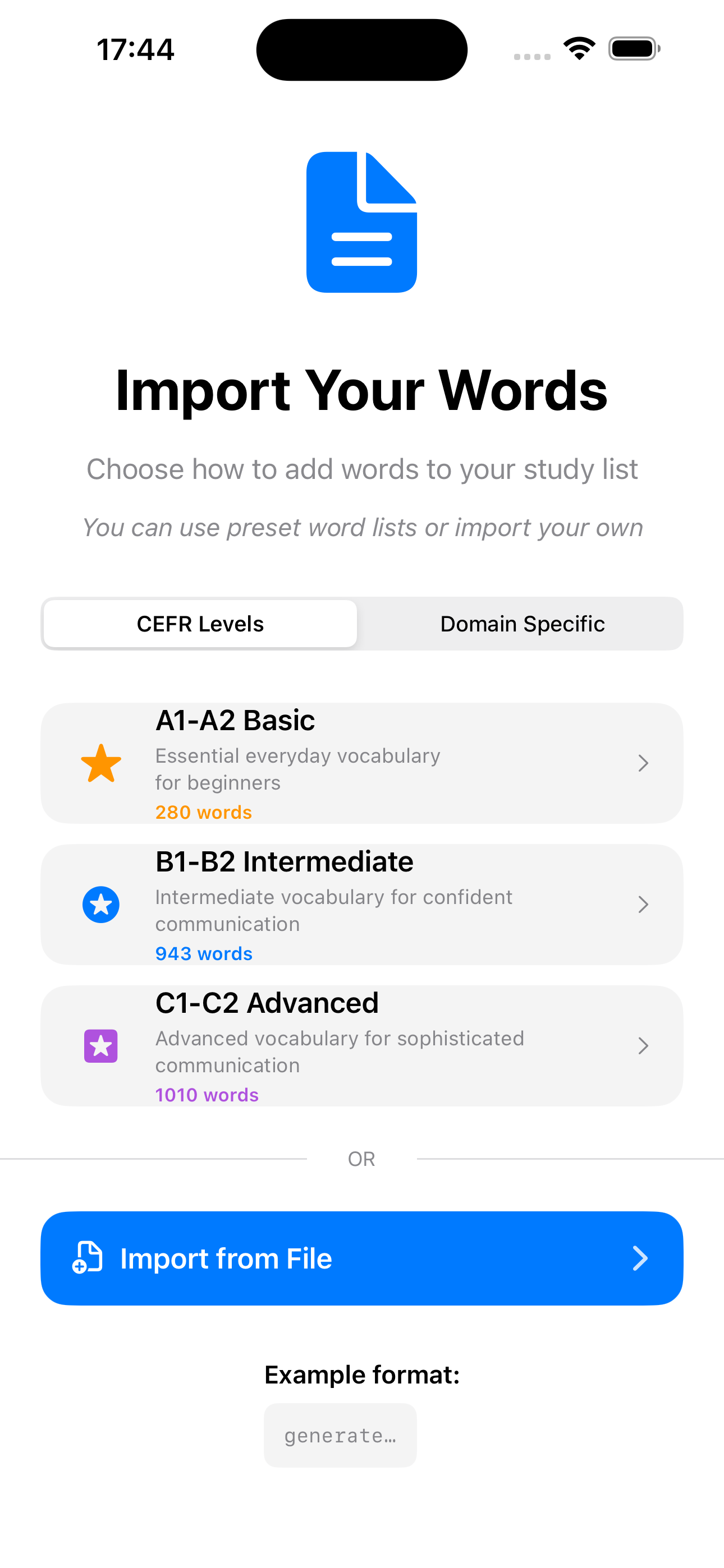 WordHabit screenshot 2 - WordHabit app screenshot showing interface feature 2 WordHabit app screenshot showing interface feature 2